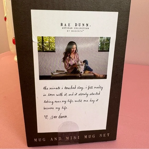 Rae Dunn Artisan Head Chef Sous Chef Collection Mug and Mini Mug Set NWT - Picture 2 of 3